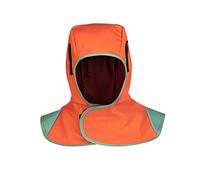Colcolo Máscara Facial de Soldador con Capucha de Protección Total y Duradera, Naranja