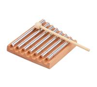 Colcolo Meditation Chime Hand Chime Instrumentos musicales Musical Chimes de madera Campana de viento de madera, para el aula de meditación Relajante de, 7 Tono