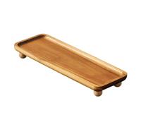 Colcolo Mini Madera elevadora Pedestal de Madera Soporte de Madera rústica Bandeja de Madera Riser Board para la Cocina de la Cocina Centro de Mesa, 28cmx10.5cmx3.5cm