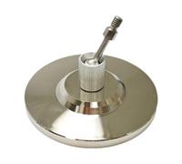 Colcolo Mini tornillo de banco con base, herramienta de tallado para bricolaje, abrazadera de banco de metal para relojes, modelos electrónicos, pasatiempos, Redondo