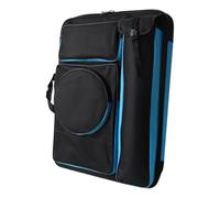 Colcolo Mochila Artista, Caja de Cartera de Arte A4, Bolsa de Transporte de Tablas de Pintura para Pantalla, Viajes, Suministros de Arte, póster, Cuaderno de, Azul Negro