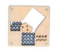 Colcolo Modelo de teorema de Pitágoras, Juguete científico, Stem, portátil, Resistente, Juguete tecnológico para niños, Escuela Primaria y Secundaria, Finalizado