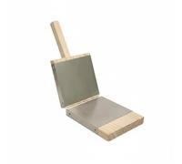 Colcolo Molde de Acero Inoxidable Herramienta para r Ergonómica para Tortillas Manual Robusta Adecuada para Cocina Doméstica y Panadería, Xl, Mader 304 SS