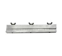 Colcolo Mordaza Grabado para Metales con Tornillo y Cuerpo Rectangular Aluminio con Ranuras 3 Mm y 5 Mm Acuada para Sujetar Pulseras y Anillos Durante el Tallado, Grande 280mm X 40mm X 20mm