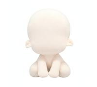 Colcolo Muñeca Cuerpo de Peluche Acolchado y Suave Contacto Diseño Limpio sin Pelo Fácil de Customizar Adecuado para Colección Juego Uso Diario, Cuerpo Regordete De 40cm
