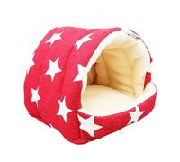 Colcolo Nido para Gatos semicerrado, Tienda de campaña para Gatos, acogedora Cama de Refugio para Perros y Gatos Lavable, Suministros para Mascotas para, Five Pointed Star L