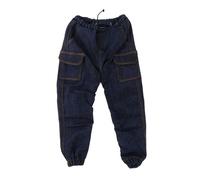Colcolo Pantalones para Muñeco Figura Acción Hombre 1/6 Pantalón Accesorio Uniforme Tela Cómoda Adecuado para Mostrar Colección, Azul