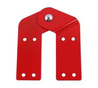 Colcolo para escalera de ático, de escalera abatible, herrajes metálicos plegables, accesorios para barra de unión de en espiga, color rojo, 1 Pc