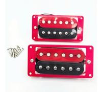 Colcolo Pastilla Humbucker para Guitarra Eléctrica Conjunto de Pastillas Humbucker Captadores de Doble Bobina para Mástil y Puente Respuesta Estable en Cobre