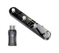 Colcolo Pedal controlador MIDI, controlador MIDI robusto, portátil, compacto, moderno, ligero, antideslizante, 4 botones, P4 Y Mate