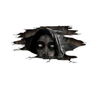 Colcolo Pegatinas de Pared de Halloween aterradoras, Papel Tapiz de Terror, asustadizo, PVC, Arte de Pared Creativo para Ventana, Bar, Pub, Fiesta, Techo,