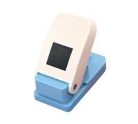 Colcolo Perforadora de Papel Ergonomía Manual para Hacer Etiquetas Álbumes Cartón Espuma EVA Material Sólido Usable en Actividades Escolares Oficina Taller, Cuadrado