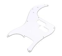Colcolo Pickguard de guitarra Accesorio de instrumentos musicales Reemplazo profesional Portable elegante con protector, Blanco
