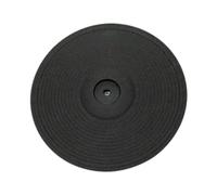 Colcolo Platillo electrónico de doble para práctica, accesorio compacto de repuesto profesional, portátil y silencioso de goma.