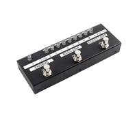 Colcolo Procesador de Bajo Pedal Multiefectos con Módulo de Chorus Simulación de Amplificador Compresor y Booster Construcción en Aleación de Aluminio y, Negro
