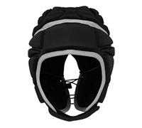 Colcolo Protector de Cabeza de Rugby Fútbol Casco de fútbol Adulto Niño Esponja Juvenil Sombrero de Scrum a Prueba de Golpes Lacrosse Monopatín Cascos - Negro