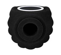 Colcolo Protector de micrófono con esponja absorbente de sonido, ligero y resistente al viento, ideal para grabar podcasts en casa o en estudios, Filtro Negro