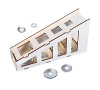 Colcolo Proyecto de Juguete Separador de Monedas DIY, clasificador de Cambio portátil de Madera, Creativo para niños de 7 a 14 años, Accesorios, Regalo de