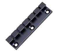 Colcolo Puente de guitarra fijo, puente de arpa, cuerdas, profesional, portátil, reemplazo compacto, aleación, accesorios de hardware, instrumento, Negro