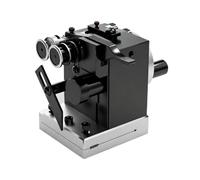 Colcolo Punzonadora de Formación Manual con Mordaza de Rectificadora Afiladora Máquina de Eje Base Maciza y Pinza Frontal Metálica Sujeción Versátil 0.5 a 10, 0.005mm