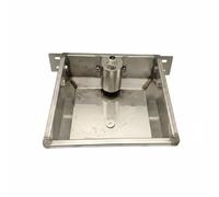 Colcolo Recipiente para Beber Ganado para Animales con Válvula de Llenado Flotante Automático y Resistente Recipiente de Acero Inoxidable Adecuado para Granjas Establos y Pastos, Cuadrado Grande