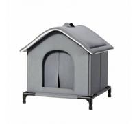 Colcolo Refugio para Gatos al Aire Libre Casa Refugio Cobertizo Cobijo Impermeable con Aislamiento Térmico y Tejado a Trasladable con Asa Adecuado para Jardín Patio Porche, 2XL