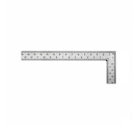 Colcolo Regla Medidora de Ángulos Carpintería Herramienta Manual Acero Inoxidable Grabado Doble Precisión Estabilidad para Ensamblar Adecuada Obreros Talleres, Plateado, 150x50mm Grosor 2.0mm