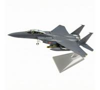 Colcolo Réplica de Avión F-15E Modelo a Escala Coleccionable Maqueta Aeronave Superficie Grabada y Proporciones Precisas Adecuada para Coleccionistas Decoración de Escritorio, F-15E 0473
