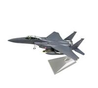 Colcolo Réplica de Avión F-15E Strike Modelo Decorativo de Aleación con Fija y Tren de Aterrizaje para Mostrar en Oficina Estantería Gabinete Colección de Aficionados, 1/100 F-15E 0473