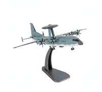 Colcolo Réplica Estática de Avión KJ-500 Modelo a Escala 1 100 Maqueta de Aeronave de Vigilancia Coleccionable en Aleación con Cúpula Distintiva Tren y