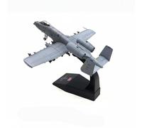 Colcolo Réplica Militar Avión Maqueta Diecast Metal Aleación Precisión Detallado con Base para Colección Escritorio Galería Regalo, A-10 Desgastado