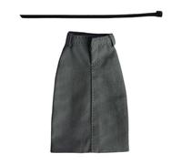 Colcolo Ropa para muñecas BJD 1/12, Falda Largo Medio, Accesorios para Fotos Cosplay. Haz Que Tus muñecas se vean Ropa Coleccionable para BJD, Gris Oscuro
