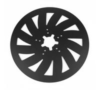 Colcolo Rueda de Pulverizador para Maquinaria Agrícola Incluye Rueda de Carrete Rueda de Polea Pieza de Repuesto y Soporte de Rotación Estable Fabricada en, 44cm De Placa De Acero Sin Ranura