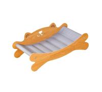 Colcolo Silla de Gato sillón de Gato Scratcher lecho de cartón de reposador de reposas para Mascotas para Mascotas de la Cama portátil para la Almohadilla de, Sin Pelota