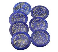 Colcolo Símbolo Cristal Azul Lapislázuli Decoración Los Siete Arcángeles
