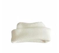 Colcolo Sombrero para Muñeca Gorro Beanie Accesorio Tejido Diseño Acanalado y Doblable Adecuado para Colección Fotografía de Muñecas Decoración , Blanco