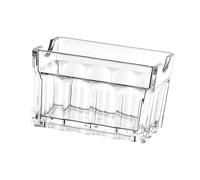 Colcolo Soporte acrílico para Sobres de azúcar, bolsita para bolsitas de té, bolsitas para Platos, Paquetes de condimentos de café, contenedor de, 8,8 cm x 6,2 cm x 5,5 cm
