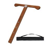 Colcolo Soporte de apoyo para tope de anclaje de clavija para, soporte de madera profesional portátil para tope de clavija para, para, Marrón Claro