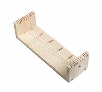 Colcolo Soporte de Cuerda Ajustable Telar Pulsera Herramienta Nudo Bastidor Trenzado de Madera Maciza Estabilidad para Anudado Uniforme y Limpio Adecuado para, Escala Fija