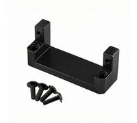 Colcolo Soporte de Servo para Coche RC Montura Soporte Brida Aluminio 6061 con para Anclaje Sólido Sujeta Servo en la Base del Chasis Adecuado para Reparación , Negro