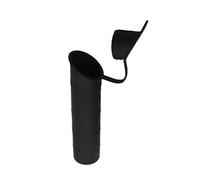 Colcolo Soporte para caña de Pescar, Funda Interior de Tubo con Tapa de Cubierta, Forro para Soporte de caña de Pescar para Barco, Negro, 30 Grados