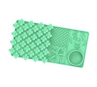 Colcolo Tapete de alimentación Lenta y para lamer para Perros, tapete Antideslizante para Entrenamiento de búsqueda de alimento para Cachorros, Gatitos, Verde