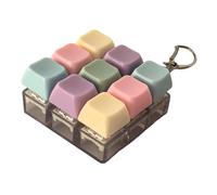 Colcolo Teclado Fidget RELAJA para Oficina CASA Sensory Haga Clic en Botón de Teclado Mecánico para los Regalos, 9 Clave