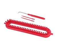 Colcolo Telar de Bufandas, Telar Rectangular, Duradero, artesanía de Bricolaje, Ganchillo, Bufanda Hecha a Mano, Dispositivo de Tejer para suéter, Bufanda, 26CM