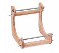 Colcolo Telar de Manual para Pulsera Aparato de Tejido para Bisutería Estilo Recto de Madera y Metal Permite Ajustes Finos Adecuado para Decoración de