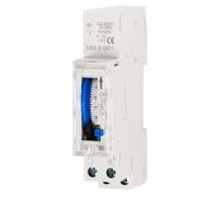 Colcolo Temporizador Mecánico Ciclo Diario Cubierta Transparente Vial Interruptor Horario Mecánico con Esfera Giratorio Moderno para Electricistas