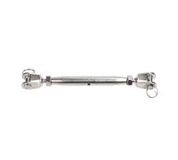 Colcolo Tensores de Acero Inoxidable Tensor Torniquete Perno con Horquilla y Horquilla Pines Desmontables y Protección de para Tensión de Cables, M8, 316