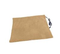 Colcolo térmica para Mascotas, Base Antideslizante, Temperatura Ajustable, Almohadilla térmica para Cachorros, para Interior y Exterior, con calefacción, MarrÓn