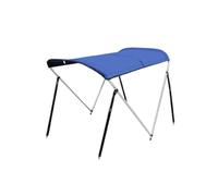 Colcolo Toldilla Marina Bimini Techo para Barco Cubierta Náutica Toldo para Embarcación con Tela Oxford 600D y Armazón de Aluminio Protección Solar y Lluvia, Toldo De Dos Travesaños