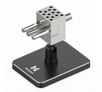 Colcolo Tornillo de Banco Manual Mini Vise Soporte de Mesa Herramienta de Sujeción Multifunción con Base Estable y Cabezal de Apriete Aleación de Aluminio